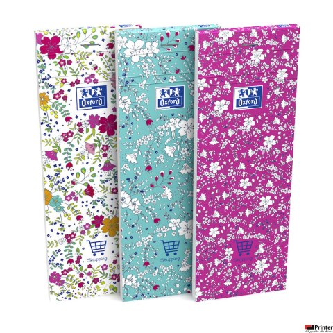 Blok notatnikowy Oxford Floral - lista zakupowa 400111054