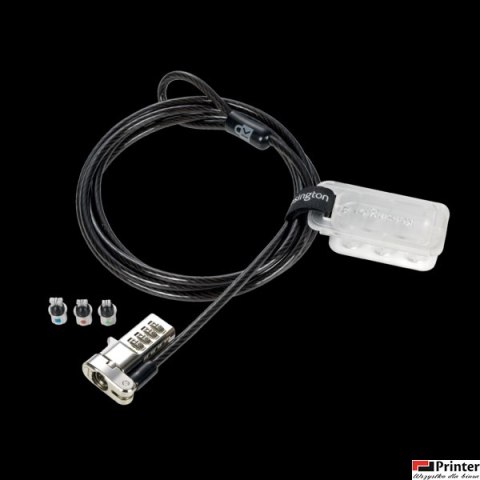 Blokada z zamkiem szyfrowym Kensington Universal 3 w 1 z opcją resetowania kodu K62316WW Blokada z zamkiem szyfrowym Kensington Universal 3 w 1 z opcją resetowania kodu K62316WW