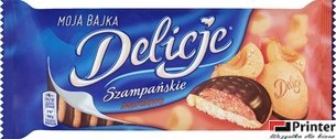 Ciastka DELICJE Szampańskie morela 147g Ciastka DELICJE Szampańskie morela 147g