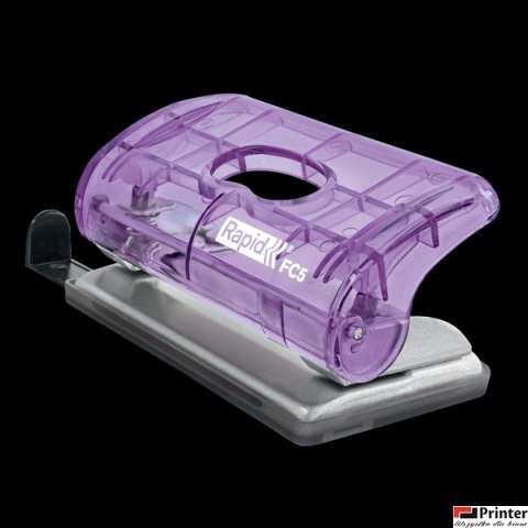 Dziurkacz mini Rapid ColourBreeze FC5, 10 kartek, 5 lat gwarancji, lawendowy 5001534 Dziurkacz mini Rapid ColourBreeze FC5, 10 kartek, 5 lat gwarancji, lawendowy 5001534