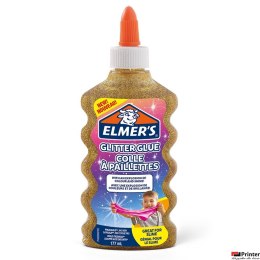 Elmers klej brokatowy, złoty, zmywalny i przyjazny dzieciom, 177ml, 2077251