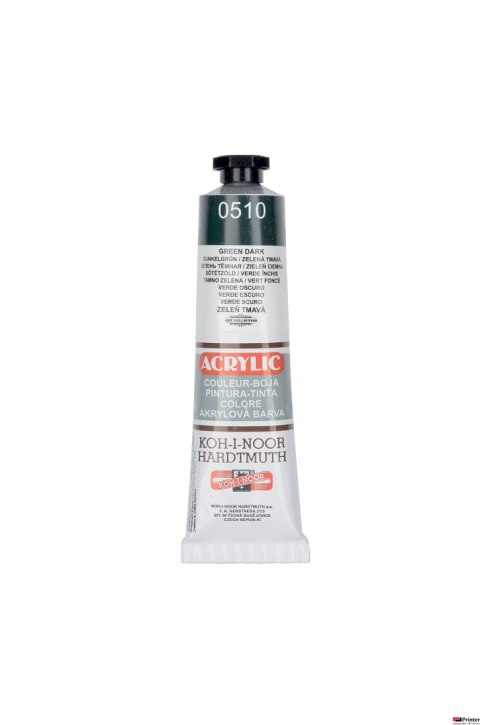 Farba ACRILIC 40ml ciemnoziel. 162720 KOH-I-NOR Farba ACRILIC 40ml ciemnoziel. 162720 KOH-I-NOR