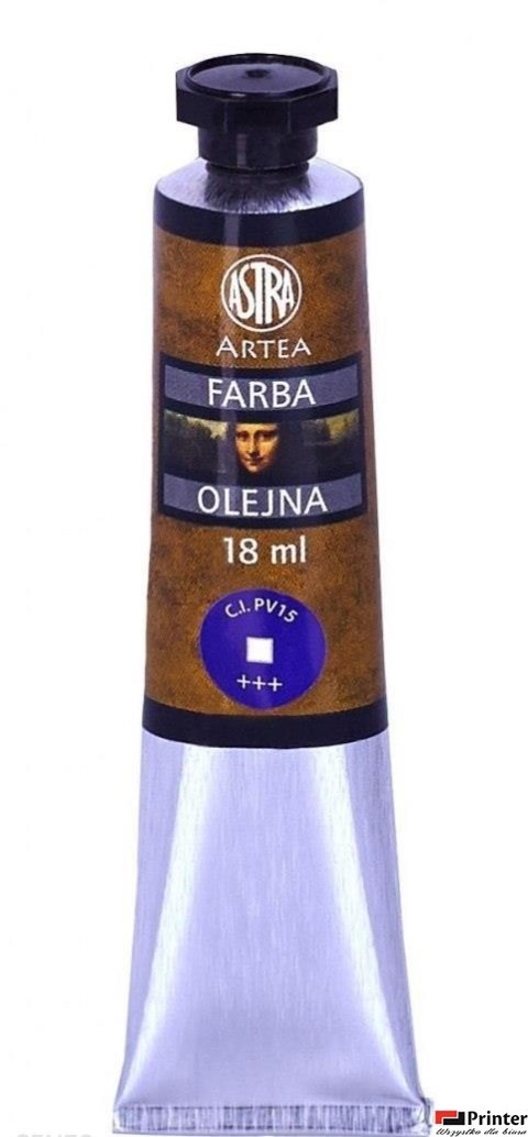 Farba olejna Astra tuba 18ml - ultramaryna fioletowa, 83410965 Farba olejna Astra tuba 18ml - ultramaryna fioletowa, 83410965