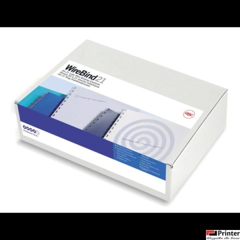 Grzbiety drutowe GBC A4 21L 8mm SLV (100szt) IB160639 Grzbiety drutowe GBC A4 21L 8mm SLV (100szt) IB160639