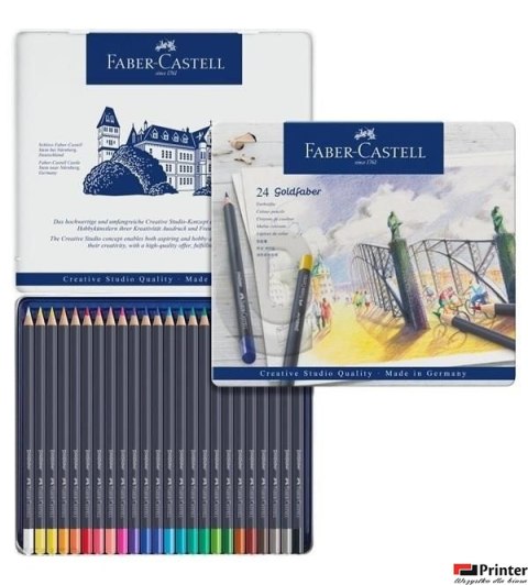 Kredki pastelowe suche 12 kolorów GOLDFABER, FABER CASTELL 128224 Kredki pastelowe suche 12 kolorów GOLDFABER, FABER CASTELL 128224