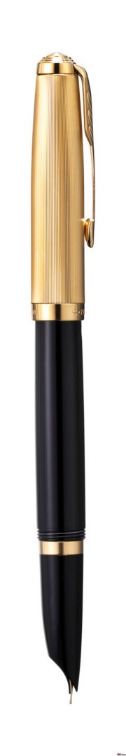 Pióro wieczne (F) - 18K PARKER 51 DELUXE BLACK GT 2123511, giftbox Pióro wieczne (F) - 18K PARKER 51 DELUXE BLACK GT 2123511, giftbox