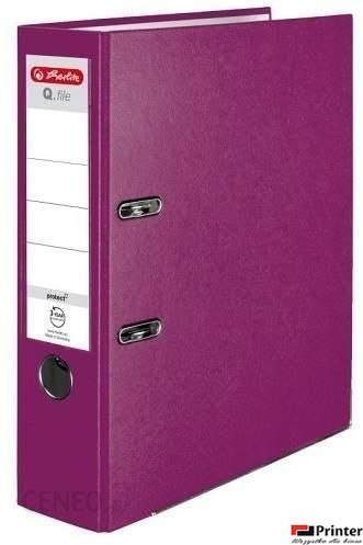 Segregator Q.FILE A4, 8 cm, PP jagodowy 300004844 HERLITZ Segregator Q.FILE A4, 8 cm, PP jagodowy 300004844 HERLITZ