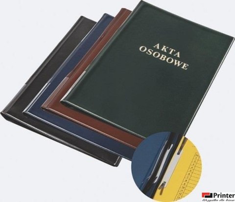 Teczka akt osobowych A4 PVC granat 0409-0013-02 PANTA PLAST Teczka akt osobowych A4 PVC granat 0409-0013-02 PANTA PLAST