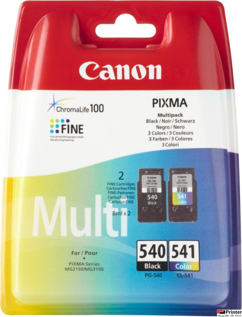 Tusz CANON (PG-540+CL-541/5225B006)2x8ml.czarny+kolor 2szt