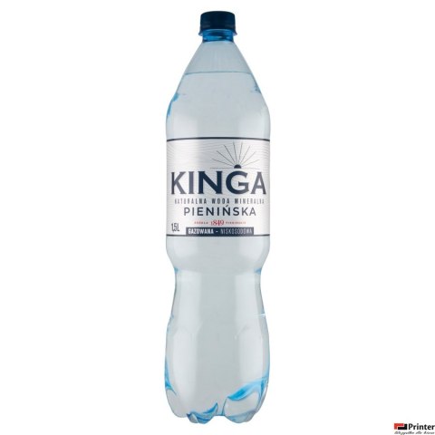 Woda KINGA PIENIŃSKA 1,5L (6szt.) gazowana Woda KINGA PIENIŃSKA 1,5L (6szt.) gazowana