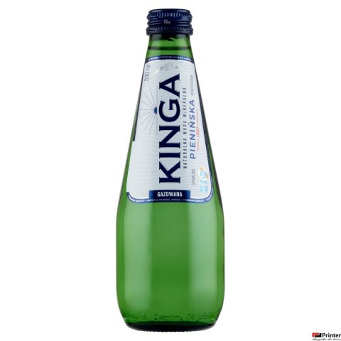 Woda KINGA PIENIŃSKA 330ml (12szt.) gazowana szkło Woda KINGA PIENIŃSKA 330ml (12szt.) gazowana szkło