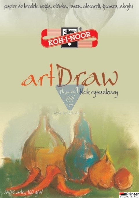 Blok rysunkowy ART DRAW A3 30 arkuszy 150g KOH I NOOR BLO-RYA3AR (X) Blok rysunkowy ART DRAW A3 30 arkuszy 150g KOH I NOOR BLO-RYA3AR (X)