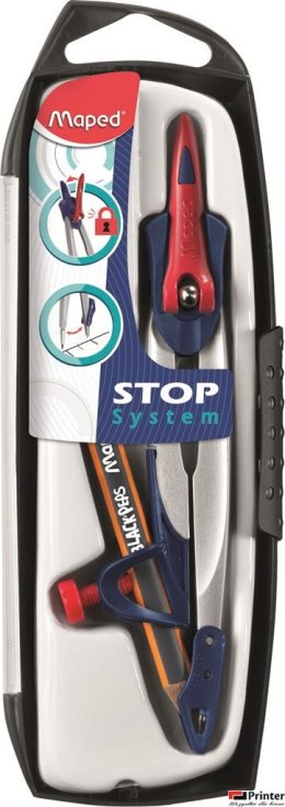 Cyrkiel STOP SYSTEM z ołówkiem 196510 MAPED