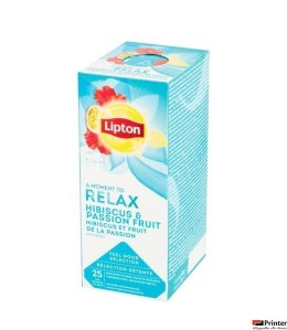 Herbata LIPTON CLASSIC HIBISKUS MARAKUJA (25 kopert fol.)