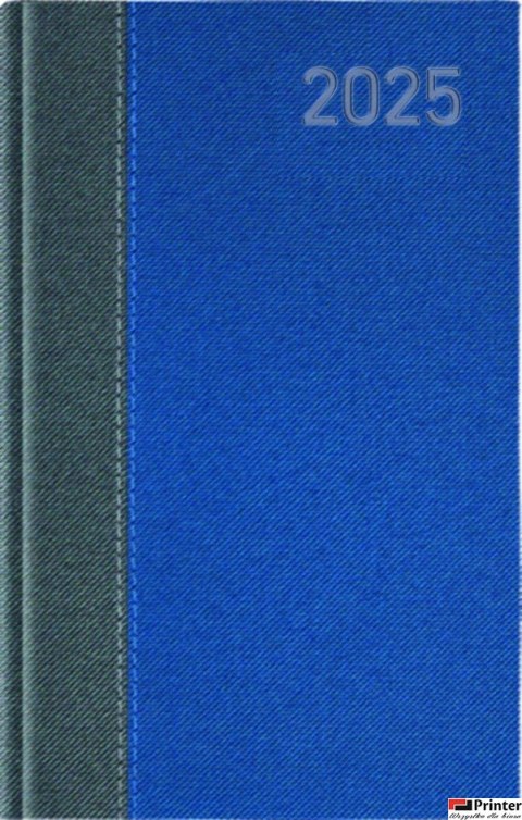 Kalendarz A-6 Notesowy CLASSIC książkowy (C4), 07 - grafit cristal / niebieski 2025 TELEGRAPH Kalendarz A-6 Notesowy CLASSIC książkowy (C4), 07 - grafit cristal / niebieski 2025 TELEGRAPH