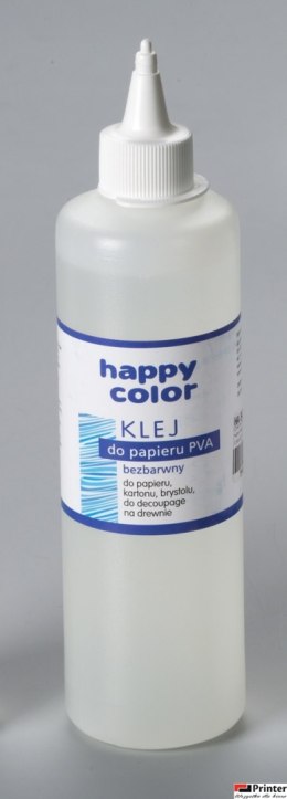 Klej do papieru PVA, butelka 250g, Happy Color HA 3430 0250