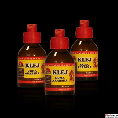 Klej guma arabska flakon (12szt.) 50ml Klej guma arabska flakon (12szt.) 50ml