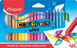 Kredki COLORPEPS świecowe 24 kolorów 861013 MAPED