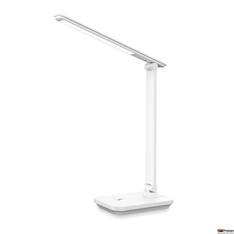 Lampka biurkowa LED biała, bateria 6000MAH USB 5W PLATINET PDL6731W Lampka biurkowa LED biała, bateria 6000MAH USB 5W PLATINET PDL6731W