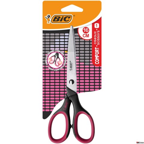 Nożyczki BIC Comfort 16cm Blister 1szt, 9262811 Nożyczki BIC Comfort 16cm Blister 1szt, 9262811