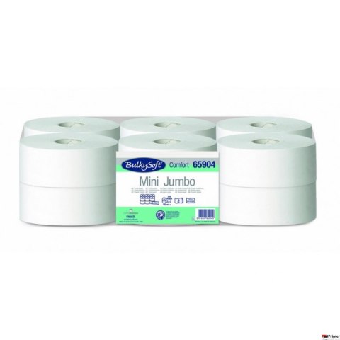 Papier toaletowy mini JUMBO (12 rolek) 120 m 65904 BULKYSOFT Comfort ekologiczny Papier toaletowy mini JUMBO (12 rolek) 120 m 65904 BULKYSOFT Comfort ekologiczny