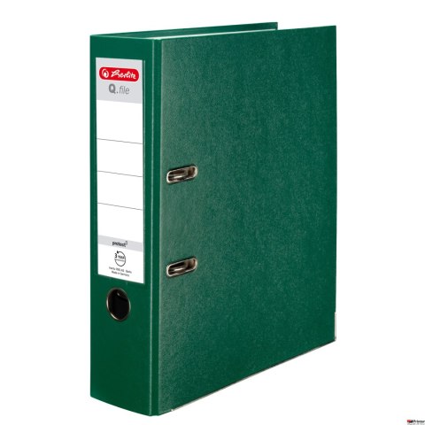 Segregator Q.FILE A4, 8 cm, PP zielony 300003086 HERLITZ Segregator Q.FILE A4, 8 cm, PP zielony 300003086 HERLITZ