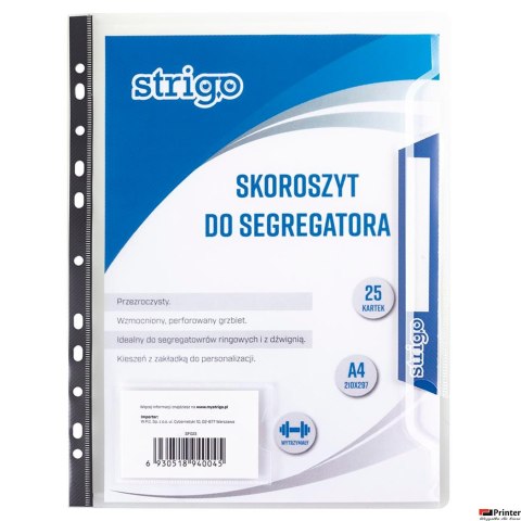 Skoroszyt PP A4 SF023 STRIGO Skoroszyt PP A4 SF023 STRIGO