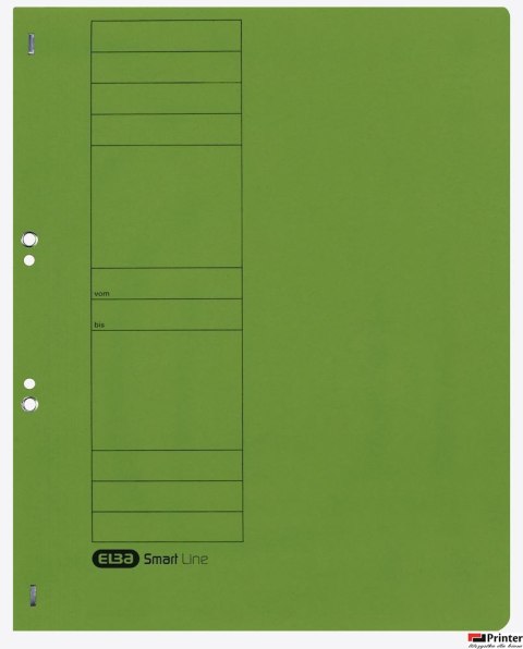 Skoroszyt kartonowy ELBA A4, oczkowy, zielony, 100551872 Skoroszyt kartonowy ELBA A4, oczkowy, zielony, 100551872