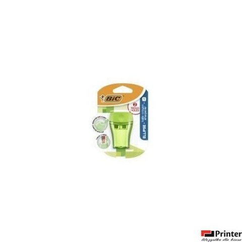 Temperówka BIC Ellipse 2 otwory mix Blister 1szt, 9505181 Temperówka BIC Ellipse 2 otwory mix Blister 1szt, 9505181