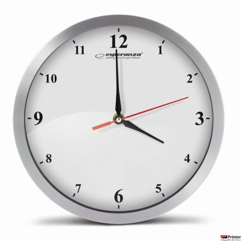 Zegar ścienny DETROIT biały EHC009W ESPERANZA Zegar ścienny DETROIT biały EHC009W ESPERANZA