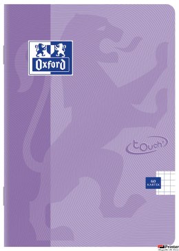 Brulion A5 96 kartek, TOUCH PASTEL kratka z marginesem OXFORD 400123215 (X)