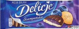 Ciastka DELICJE Szampańskie jagoda 147g