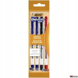 Długopis żelowy BIC Gel-ocity Stic 0.5mm czerwony, 951764