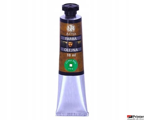 Farba olejna Astra tuba 18ml - zieleń Veronesea, 83410971