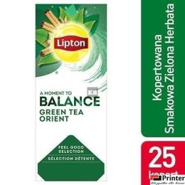 Herbata LIPTON BALANCE Green Tea Orient (25 kopert fol.)