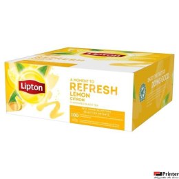 Herbata LIPTON CLASSIC LEMON (100 kopert fol.) czarna