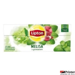 Herbata LIPTON MELISA Z GRANATEM 20t ziołowa