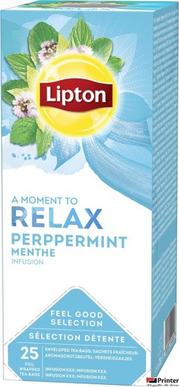 Herbata LIPTON PEPERMINT CLASSIC RELAX (25 kopert foli.) ziołowa