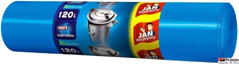 JAN NIEZBĘDNY Worki LD niebieskie 120l 25 szt. 04409 JAN NIEZBĘDNY Worki LD niebieskie 120l 25 szt. 04409