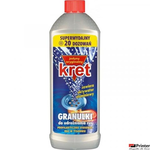KRET Granulki do udrażniania rur 560g 4219 KRET Granulki do udrażniania rur 560g 4219