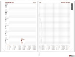 Kalendarz Vivella B5 Tygodniowy z notesem 216 B5TNB czarny 2025 WOKÓŁ NAS