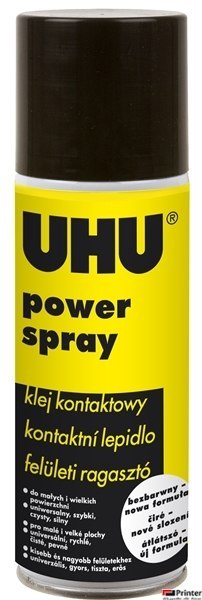 Klej POWER SPRAY 200 ml UHU 43850 Klej POWER SPRAY 200 ml UHU 43850