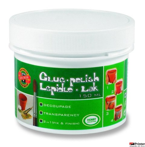 Lakier-klej 150510 150ml do decoupage techniki serwetkowej Lakier-klej 150510 150ml do decoupage techniki serwetkowej