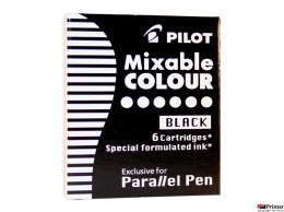 Naboje PARALLEL czarne IC-P3-S6-B PILOT