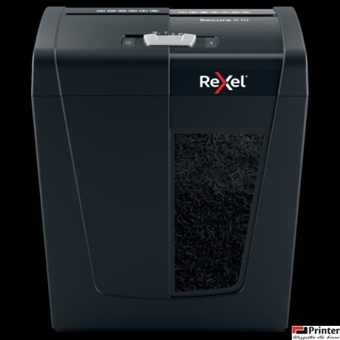 Niszczarka Rexel Secure X10 (P-4), 10 kartek, 18 l kosz, 2020124EU