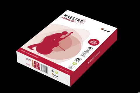 Papier xero A3 MAESTRO STANDARD PLUS 80g karton 5 ryz Papier xero A3 MAESTRO STANDARD PLUS 80g karton 5 ryz