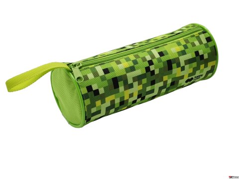 Piórnik saszetka tuba z 1 zamkiem, PIXI green, Happy Color HA 2211 0810-PI3 Piórnik saszetka tuba z 1 zamkiem, PIXI green, Happy Color HA 2211 0810-PI3