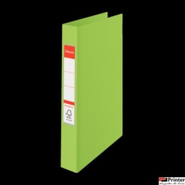 Segregator Esselte A4 z 2 kółkami, grzbiet 42 mm, zielony, , 14453