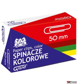 Spinacz kolorowy R-50 -50szt.GRAND 110-1661