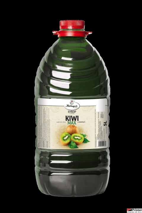 Syrop HERBAPOL Kiwi z witaminą C, 6500g/5l Syrop HERBAPOL Kiwi z witaminą C, 6500g/5l
